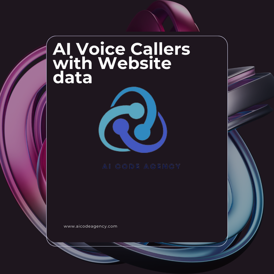 AI voice callers powered by website data