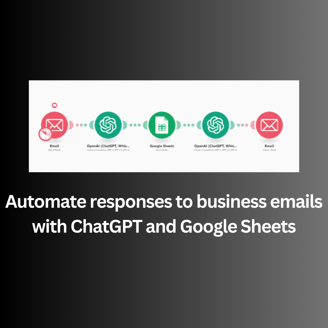 Automate responses to business emails with ChatGPT and Google Sheets