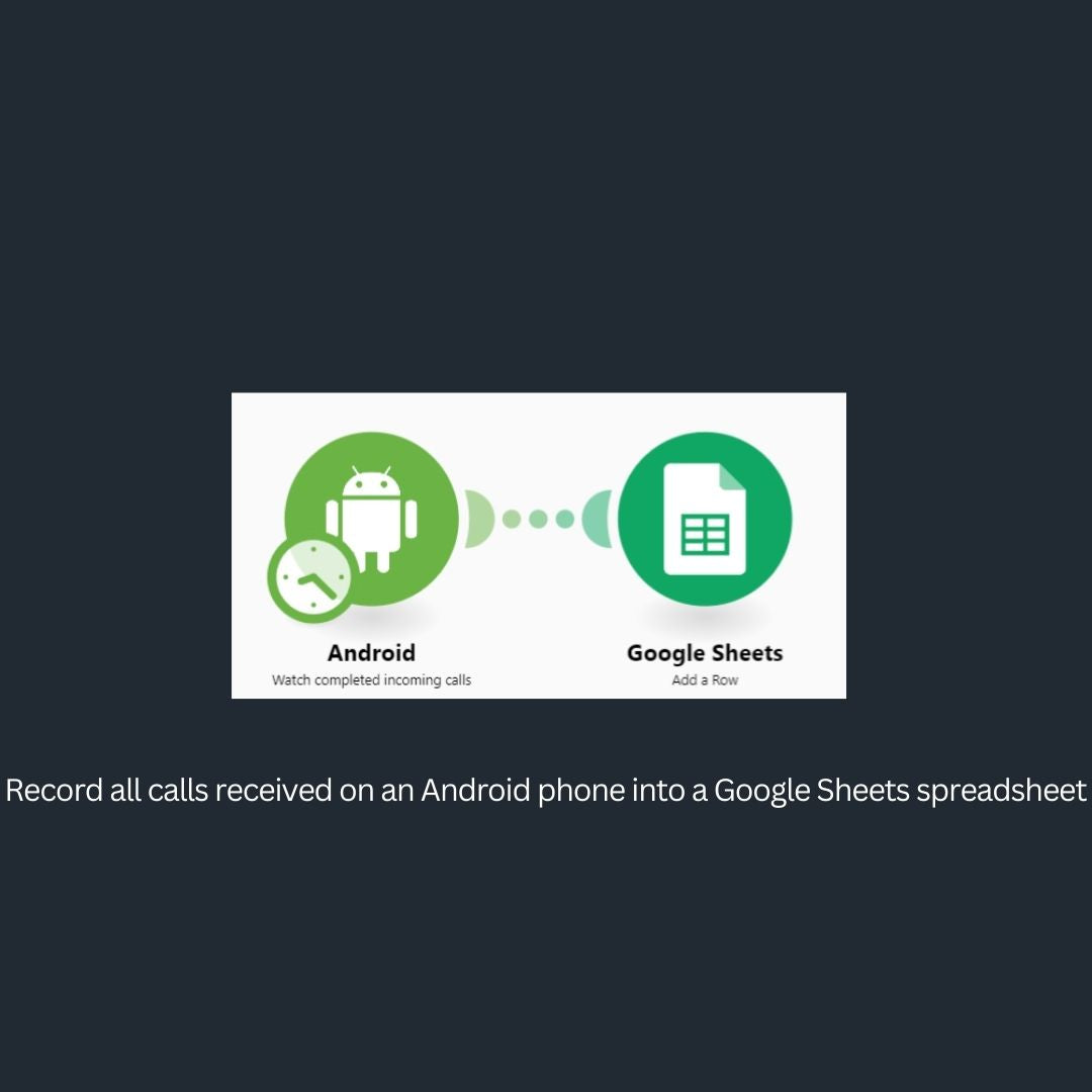 Record every call you get on google sheets